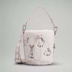 NWT Lululemon Lunar New Year Bunny Rabbit Fleece Crossbody Bucket Bag